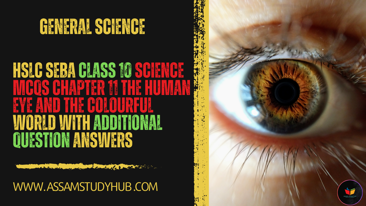 Class - 10 HUMAN EYE AND COLOURFUL WORLD Additional Questions and Answers mcq
